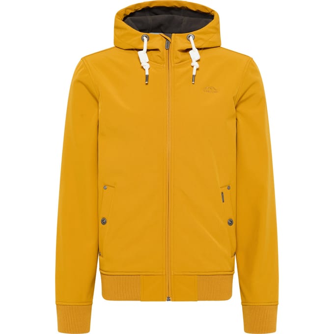 ICEBOUND softshell blouson Heren mosterd