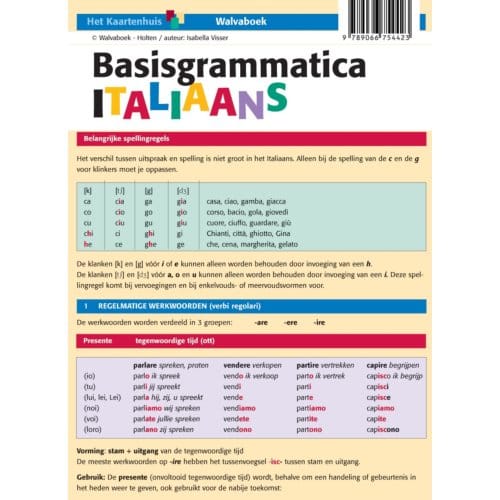 Basisgrammatica Italiaans - Isabella Visser
