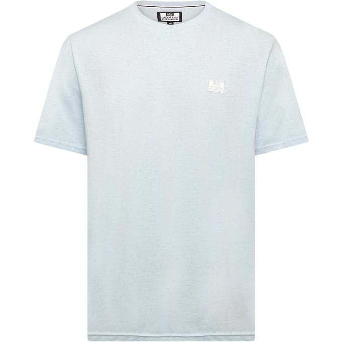 Weekend Offender Heren Bridgetown Logo T-Shirt (Wolk)