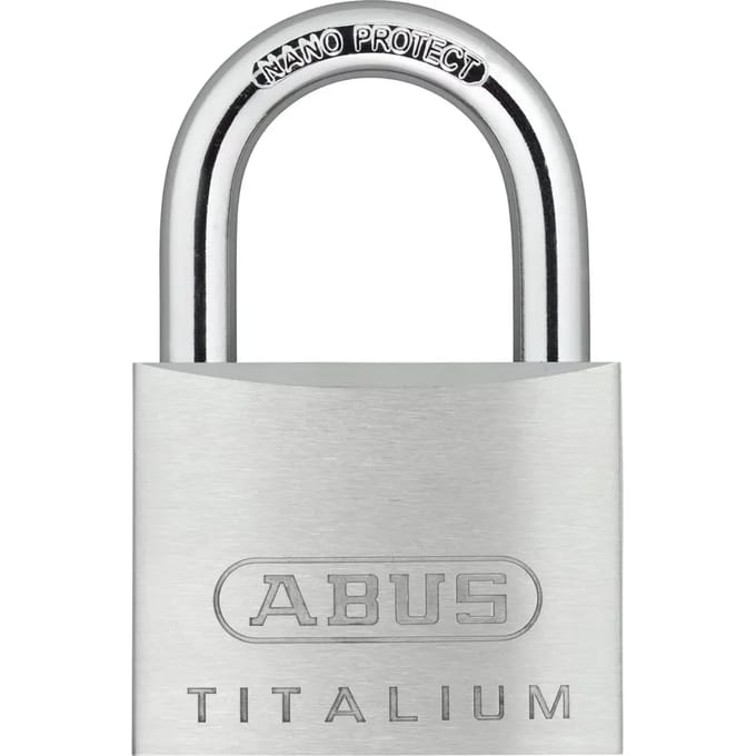 Blister met hangsloten Abus 64/50 mm
