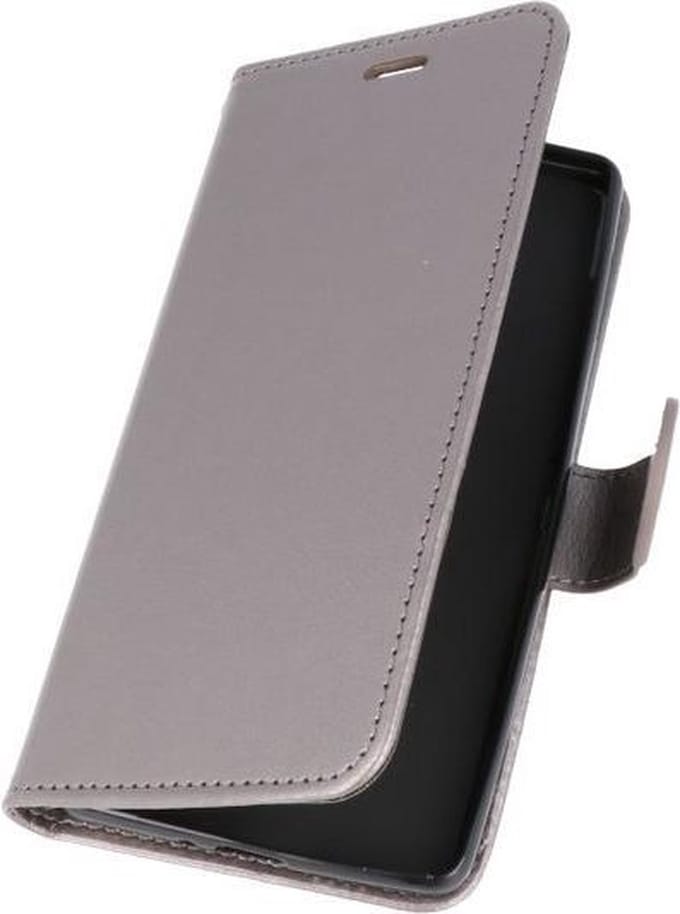Grijs Wallet Case Hoesje voor Sony Xperia XZ2