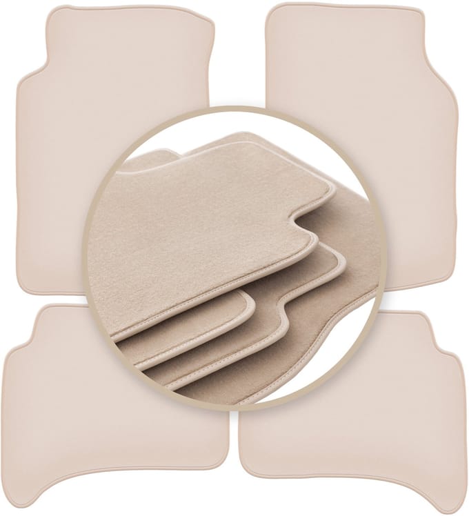 PREMIUM beige matten voor: Kia Sportage I SUV 1995-2004