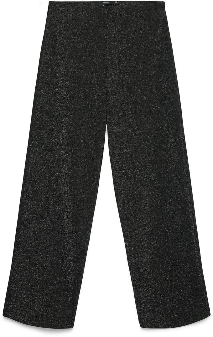 Vero Moda Berlin Mid Waist Wide Glitter Broek Dames - Maat M X L32