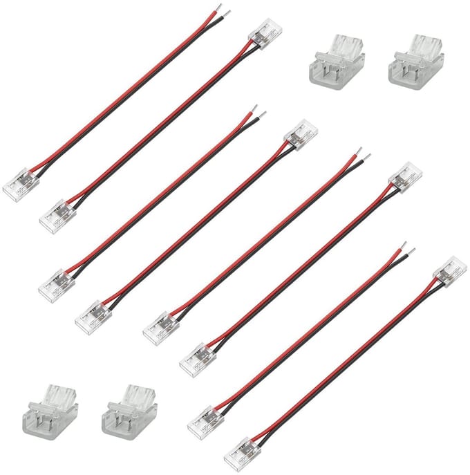 Onf3 - 2-polige ledstrip-connectoren - 12 stuks - Eenvoudig te