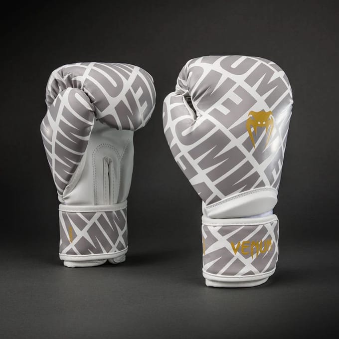 Venum Contender 1.5 XT 3D Bokshandschoenen – Wit/goud - 12oz
