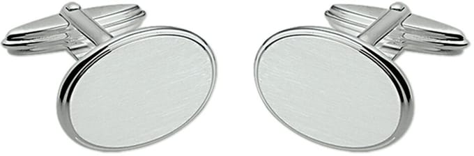 manchetknopen mat gediamanteerd - echt zilver - 925 - 10.05305