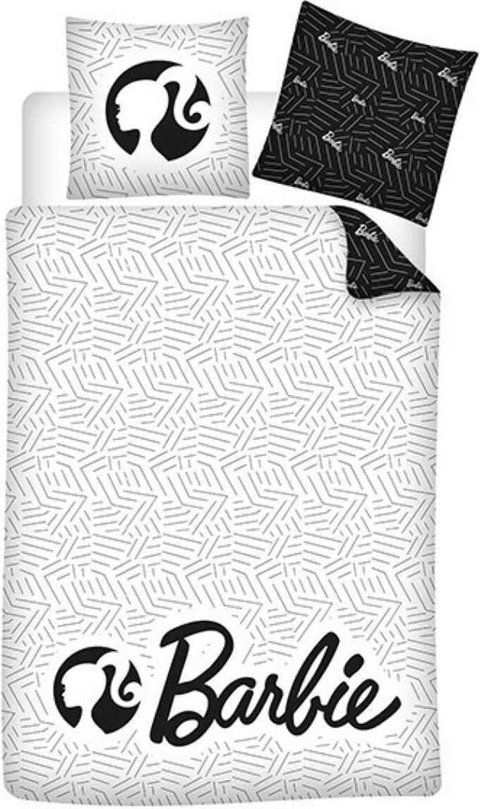 Barbie Dekbedovertrek polyester - 140 x 200 cm 63 x 63 cm