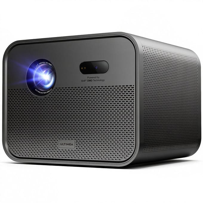 ULTIMEA Poseidon E100 - Slimme Buitenprojector met Google TV, 3D, 4K Beamer Zwart