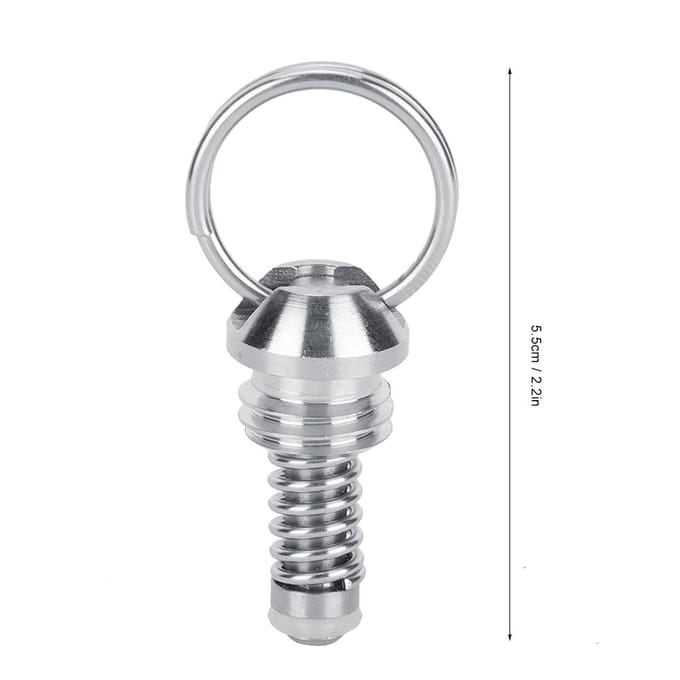 2 Stuks RVS Bierfust Reparatie Drukontlastingsventiel Kogelvergrendeling Bierbrouwaccessoires gray
