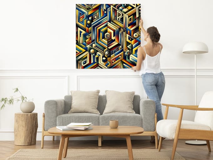 Kunstprint | Wanddecoratie | Dibond | 30 × 30 cm