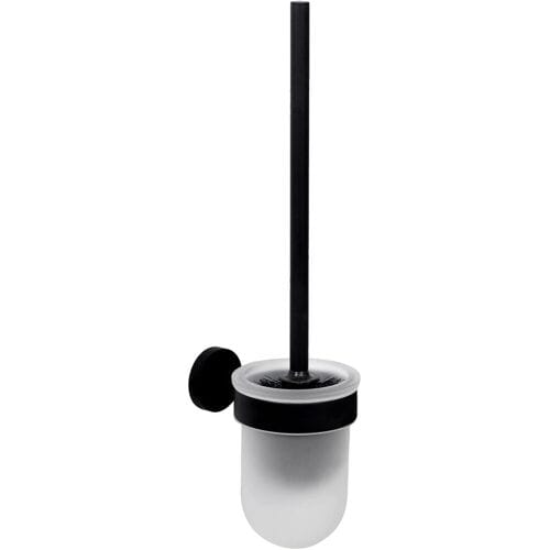 Bravat Varuna matt black toilet wall set, 779399