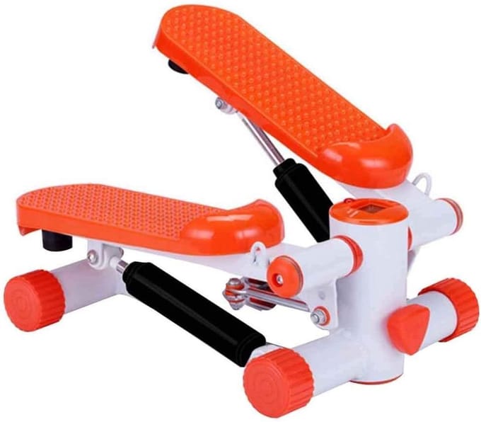 Mini stepper - Voet trainer - Thuis trainen - Hydraulisch systeem - Compact design - Oranje