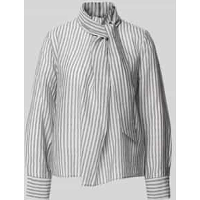 Regular fit strikblouse met streepmotief