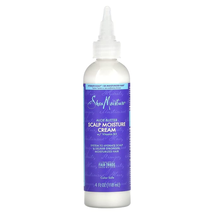 SheaMoisture, Scalp Moisture Cream, Aloe Butter, 4 fl oz (118 ml) white