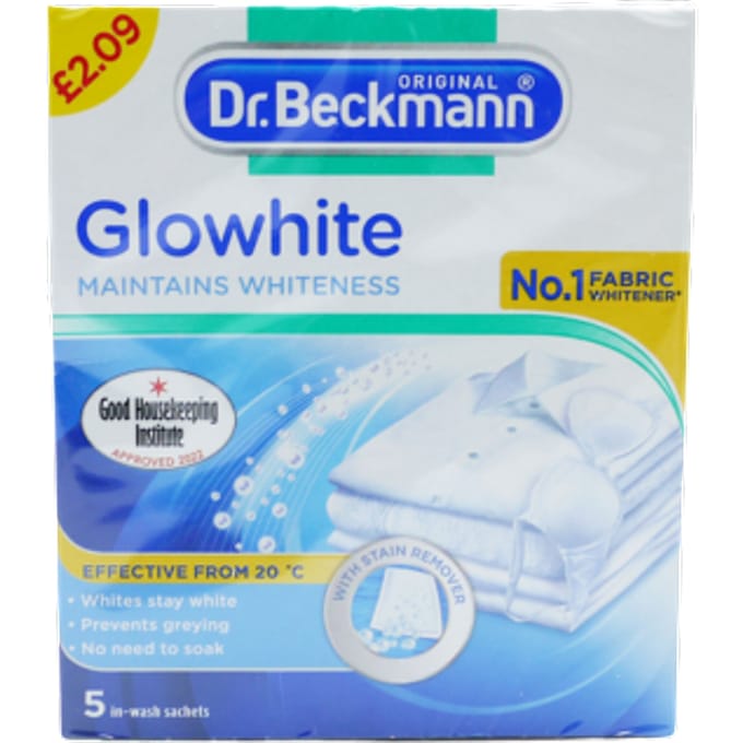 Dr Beckmann Glow Witte Waszakjes - 5 stuks.