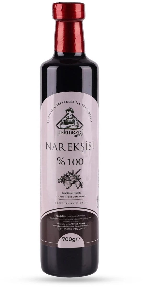 Pekmezci Amca Granaatappelsiroop - 100% natuurlijk - 550 ml - Pomegranate syrup