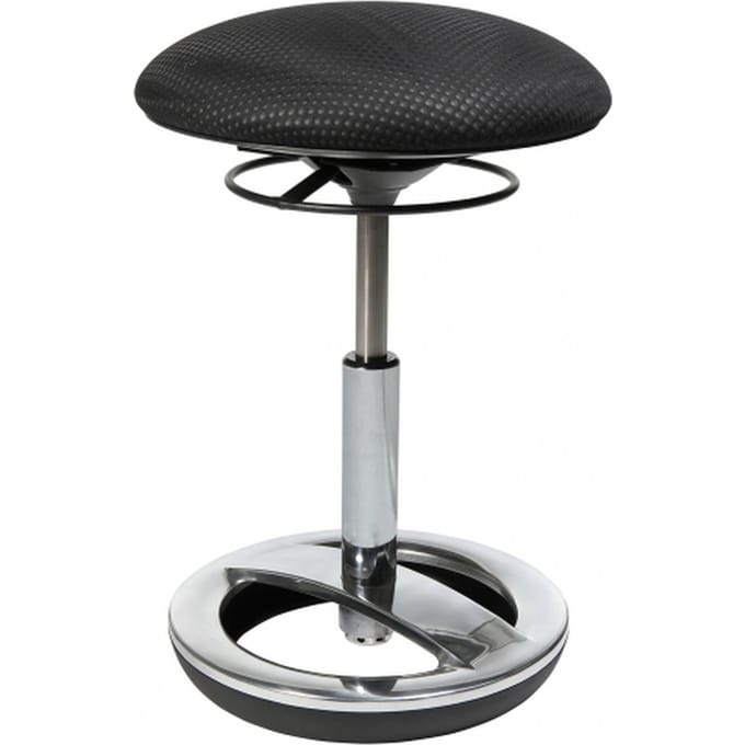 Topstar B-OB - Werkkruk - Ergonomisch - Chroom - Zwart