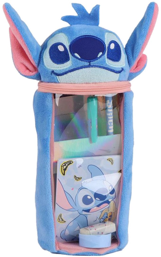 Disney Lilo en Stitch Blue pluche pennenhoes gevuld