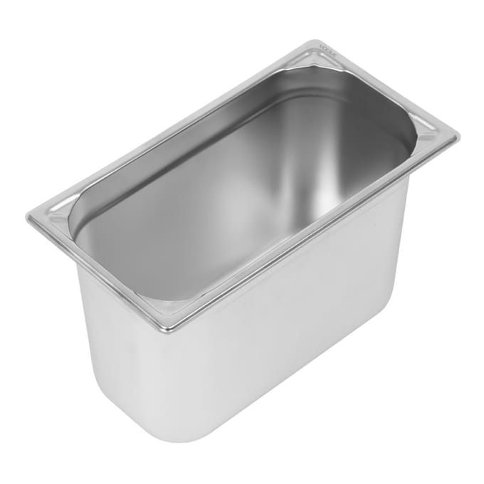 Vogue heavy duty RVS 1/3 gastronormbak 200mm