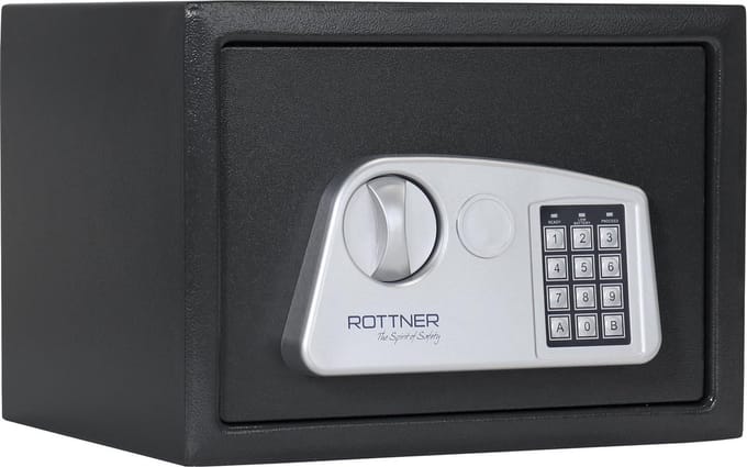 Rottner Meubelkluis Noah 3 - Elektronisch Slot - Antraciet - 25x35x28cm