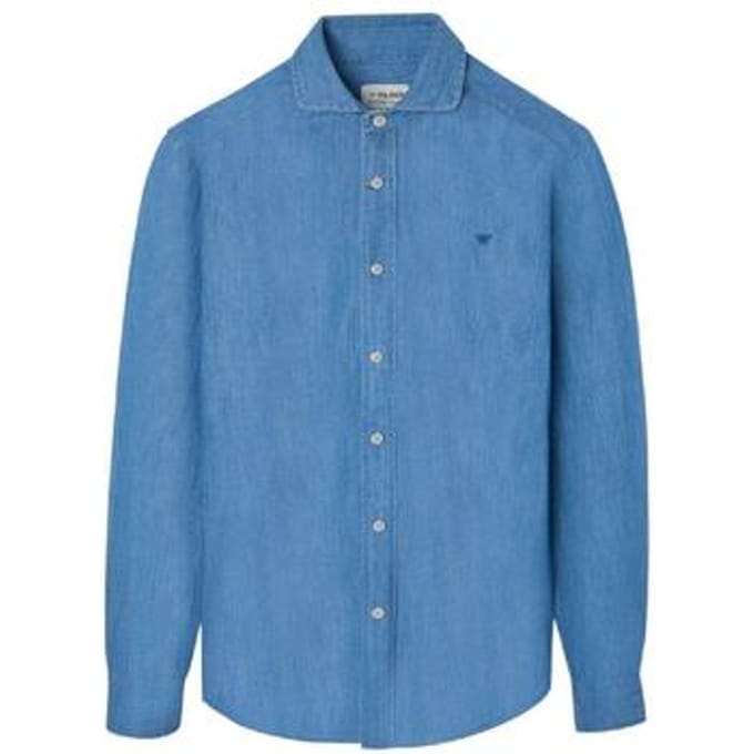 Overhemd Lange Mouw Silbon 134155 azul