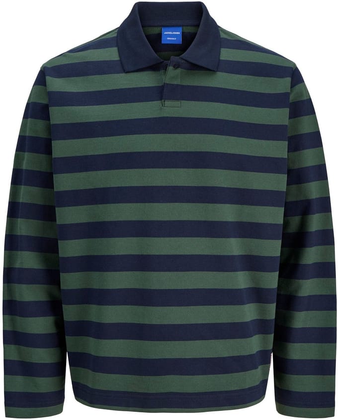 JACK&JONES - JORBLEECKER POLO LS SWEAT - Heren - Sweaters