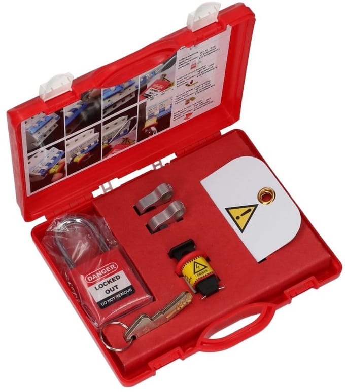 SAF-010 lockout safety set automaten vergrendeling