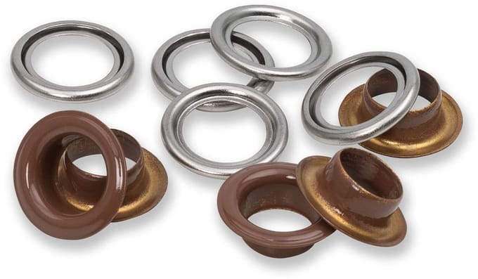 Ringen met schijven 11mm donker bruin 20st - Prym