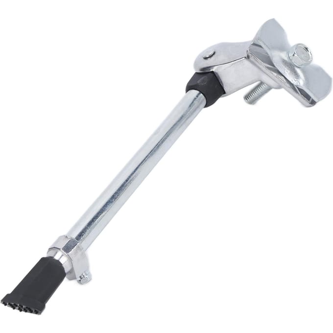 Fietsstandaard Verstelbaar Aluminiumlegering Middenmontage Fietsstandaards voor 24?27 Inch Weg zilver