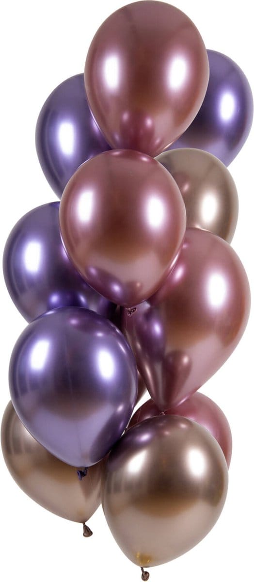 Ballonnen Ultra Shine Amethyst 33cm - 12 stuks