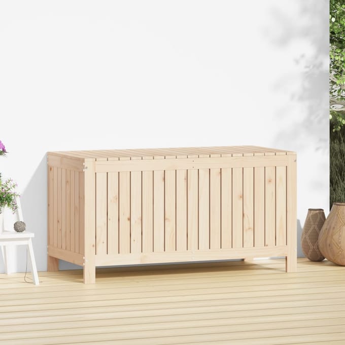vidaXL - Tuinbox - 121x55x64 - cm - massief - grenenhout