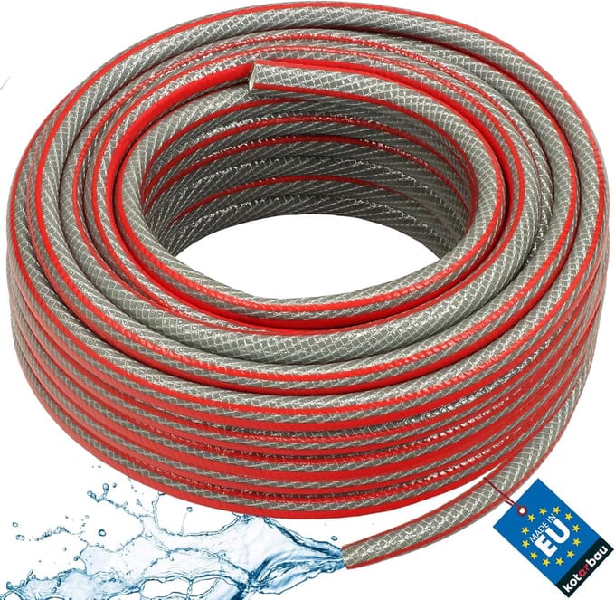 Professionele Tuinslang 1/2 Inch - 30 Meter - 6-Laags Waterdicht voor Plantenbewatering
