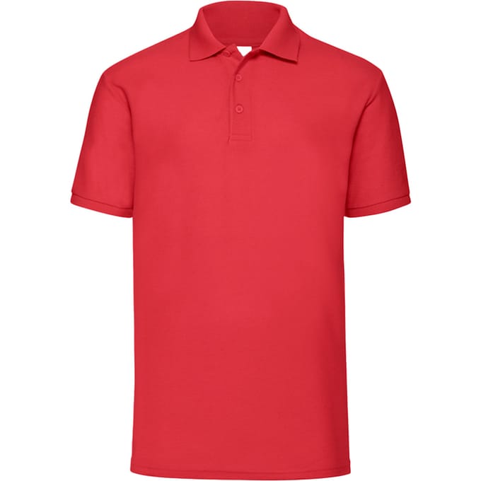 Fruit of the Loom Heren 65/35 Poloshirt (Rood)