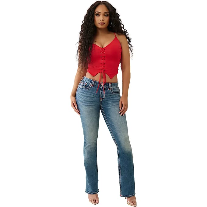 Bootcut jeans voor dames True Religion Becca Sup T