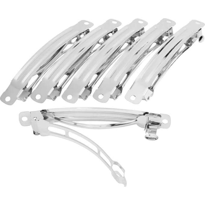 Haarclipmechanisme - 8 cm, 6 stuks