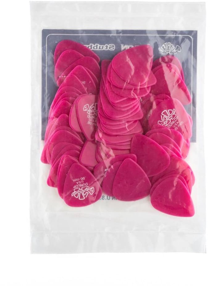 Dunlop 41R96 - Delrin 500, 0.96 mm, 72-pack plectrumset, roze