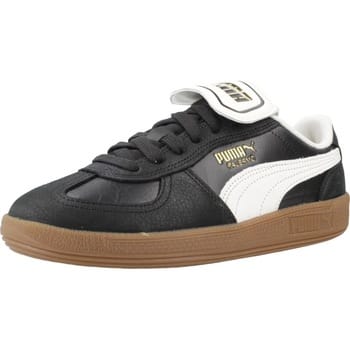 Puma Palermo Premium Sneakers Dames - Leren Sneaker - Zwart