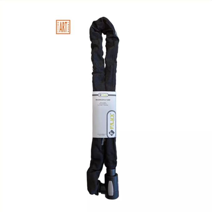 Falkx Kettingslot met ART-2 certificering - 8mm dikke schakels - 120 cm lengte