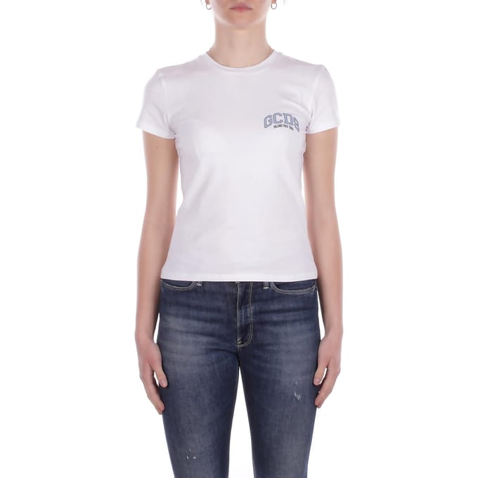 Gcds T-shirt en Polo Bianco