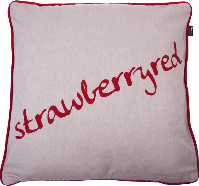 In The Mood Melange Strawberry - Sierkussen - Rood - 50x50 cm