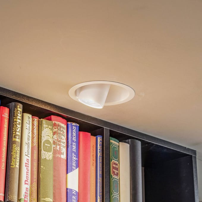 Nowodvorski Lighting Inbouwspot Dot, verstelbaar, wit