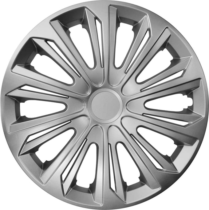 NRM Strong - Wieldoppen - 15 inch Set van 4 stuks - Zilver