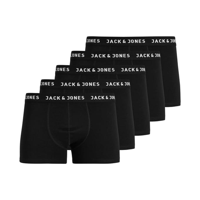 JACK&JONES JUNIOR JACHUEY TRUNKS 5 PACK NOOS JNR Jongens Onderbroek - Maat 128