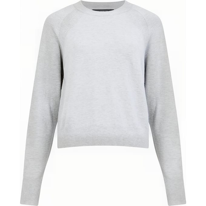 French Connection Supersoft Double Raglan Crew Lgt Grey Mel Taglia: XS | Maglioni a maglia Outlet | Donna | Grigio