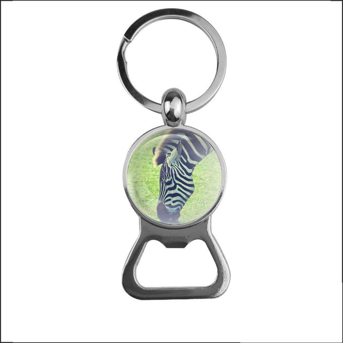 Bieropener Glas - Zebra