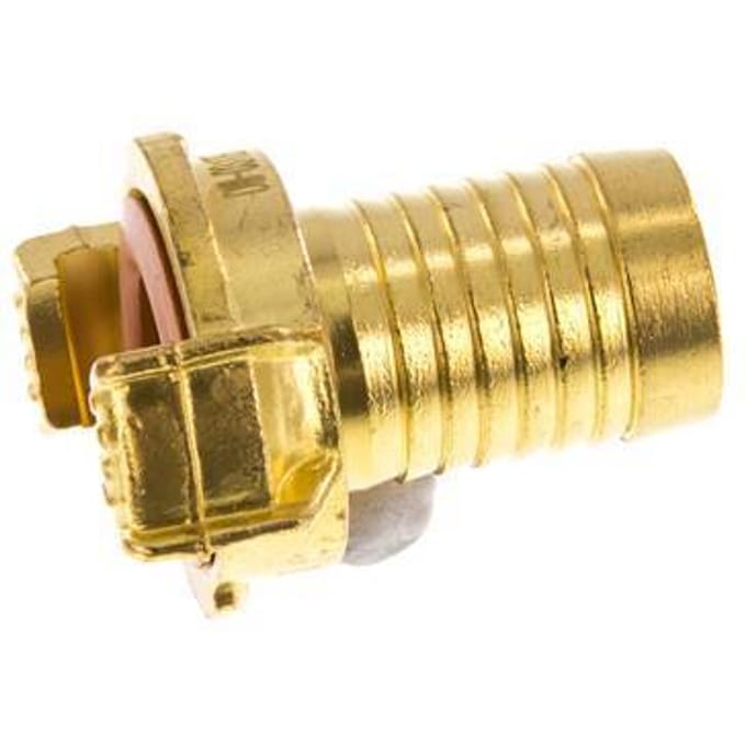 25 mm (1'') Slangpilaar Messing GEKA Tuinslangkoppeling KTW