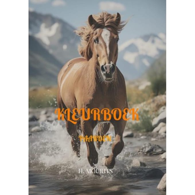 Kleurboek, Paarden - H. Mourits