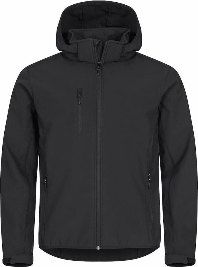 Clique Classic Softshell Hoody 0200912 - Zwart - L