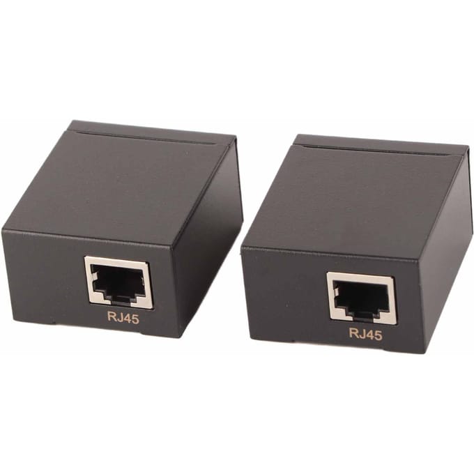 60M VGA RJ45 Extender Zender Ontvanger CAT‑5 6 Ethernet Kabel
