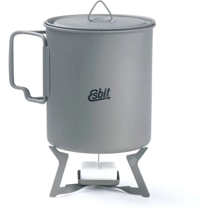 Esbit Camping/Outdoor/Reis kookpan - Kampeerspullen - Camping benodigdheden/accessoires- 750 ml - Titanium